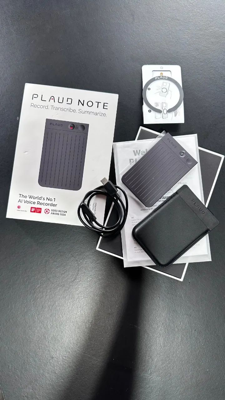 PLAUD Note - Gravador com IA | Estado de Novo | Usado apenas 5 vezes