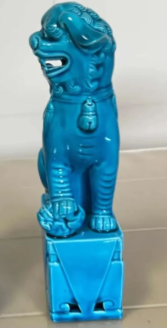 Par de caes fó em porcelana  - Foto 5