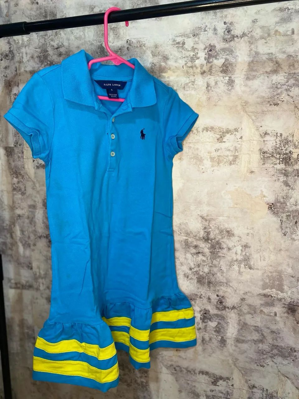 Kit Vestido Ralph Lauren (EUA), menina 5/6 anos  - Foto 2