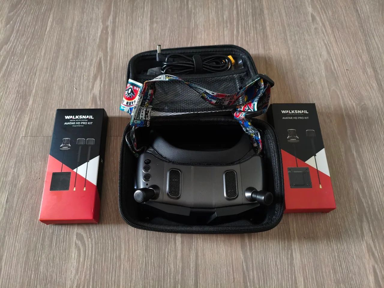 Goggles walsknail X +  2 vtx HD pro