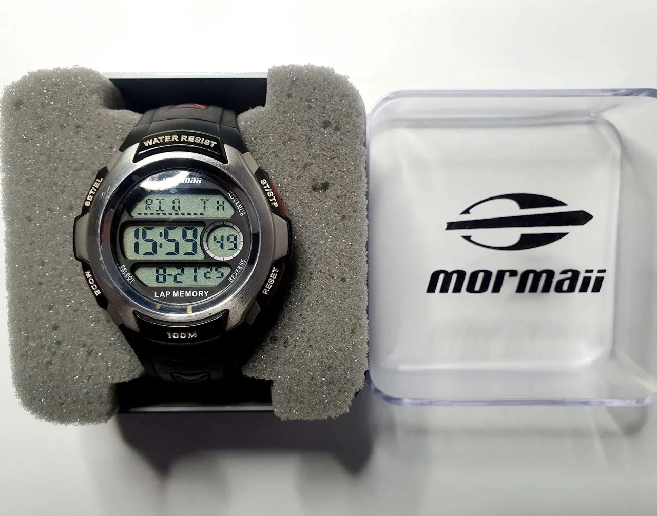 RELÓGIO MORMAII SURF ORIGINAL BY TECHNOS NA CAIXA ESTILO CITIZEN CASIO GSHOCK ZERADO LINDO - Foto 2