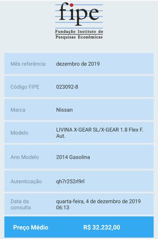 NISSAN Livina XGear 1.8 Aut. Flex 14/14 TOP! - Foto 17