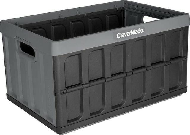 Clevermade Caixa Dobrável - Organizadora 62 Litros cor cinza - Foto 5