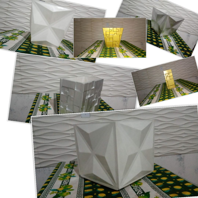 Vasos de decoração 3D