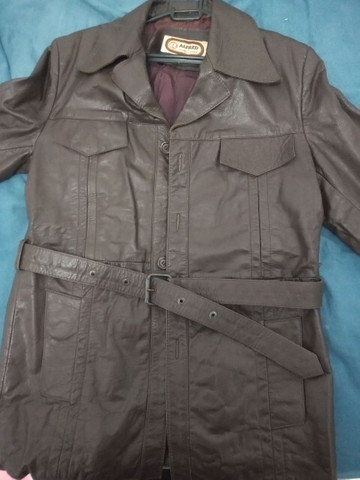 jaqueta de couro masculina legitima