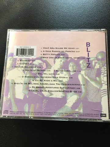 Cd Blitz - Meus Momentos - 15 Sucessos - Volume 1 - 1994 - Foto 2