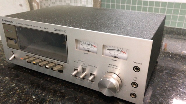 Espetacular Tape Deck knenwood KX-520 com manual(estado de novo)! Peça de colecionador! - Foto 3