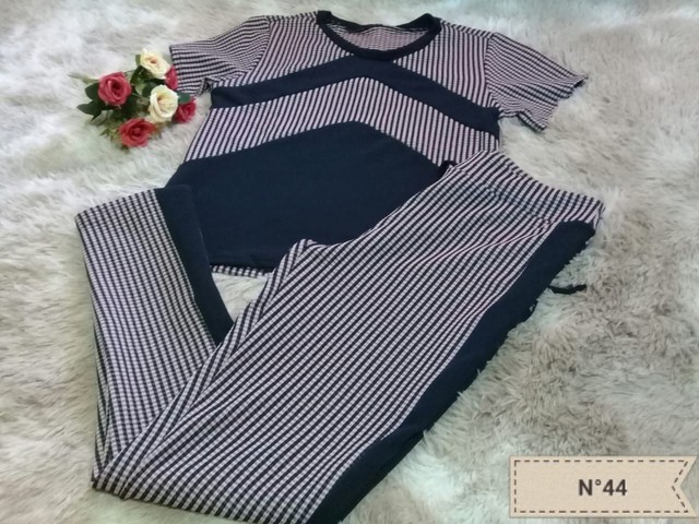 Conjunto feminino calça e blusa. - Foto 3