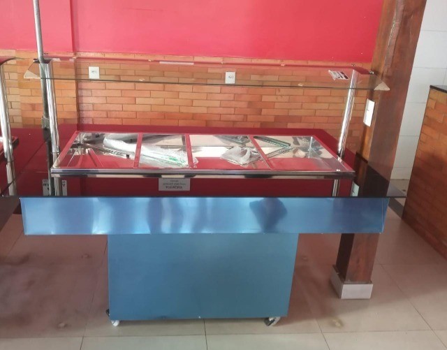 Buffet térmico 8 cubas
