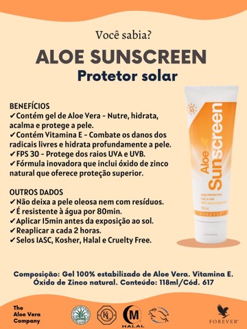 Protetor solar Forever - Beleza e saúde - Parangaba, Fortaleza 993032002