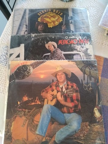 9 LPs Vinil Sérgio Reis 