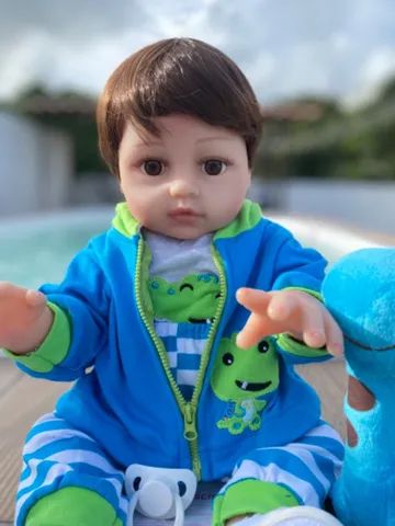 Bebe Reborn Menino Silicone Realista - Fofo