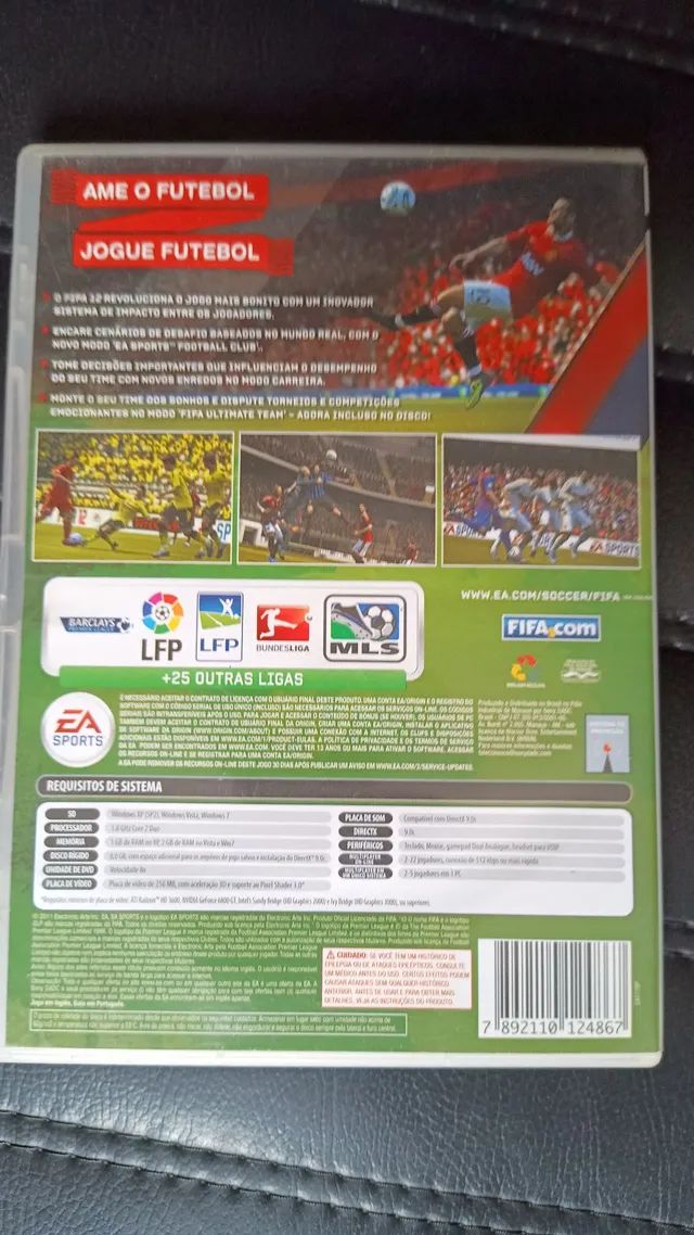 Jogo Pc futebol fifa 12 Samora Correia • OLX Portugal