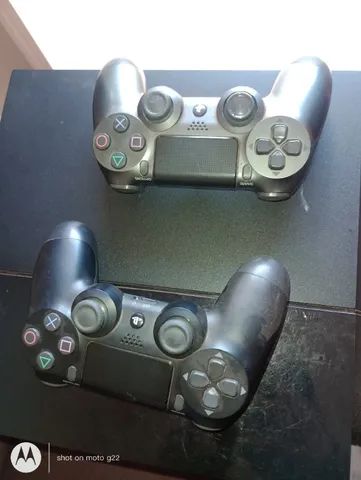 PlayStation 4 slim na caixa+2 controles especiais+jogos em 12X - Videogames  - Taguatinga Sul (Taguatinga), Brasília 1256076022