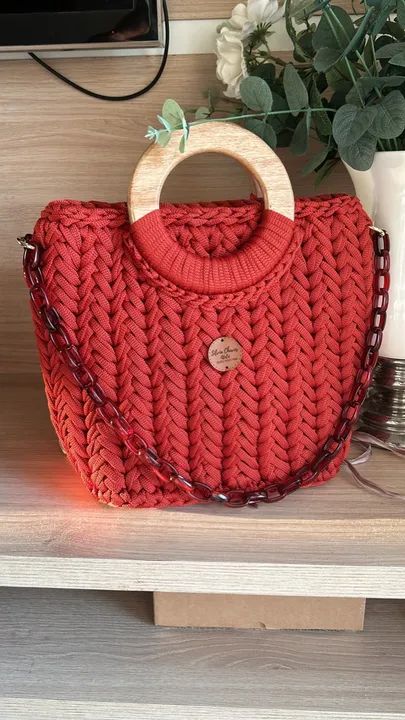 Bolsas de Luxo em Crochê Moderno  - Foto 3