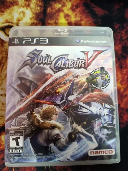 Jogo Soul Calibur V de PS3 mídia física original - Promoção