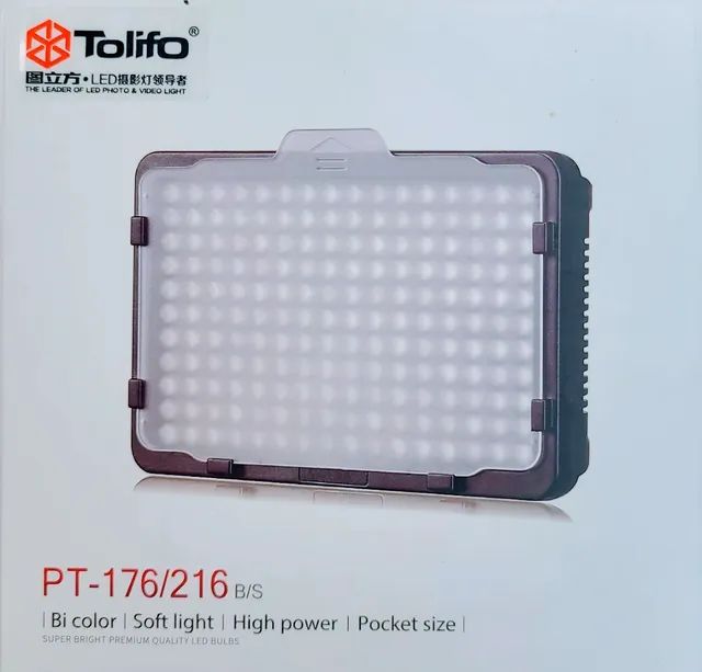 Painel de luz LED para câmera Tolifo PT-176/216 - Foto 4