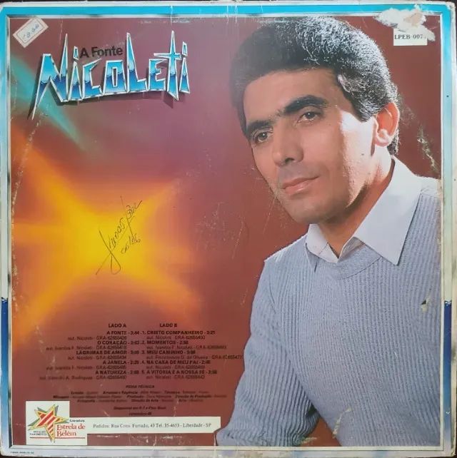 Lp Disco De Vinil Gospel Evangélico Nicoleti - A Fonte - Foto 2