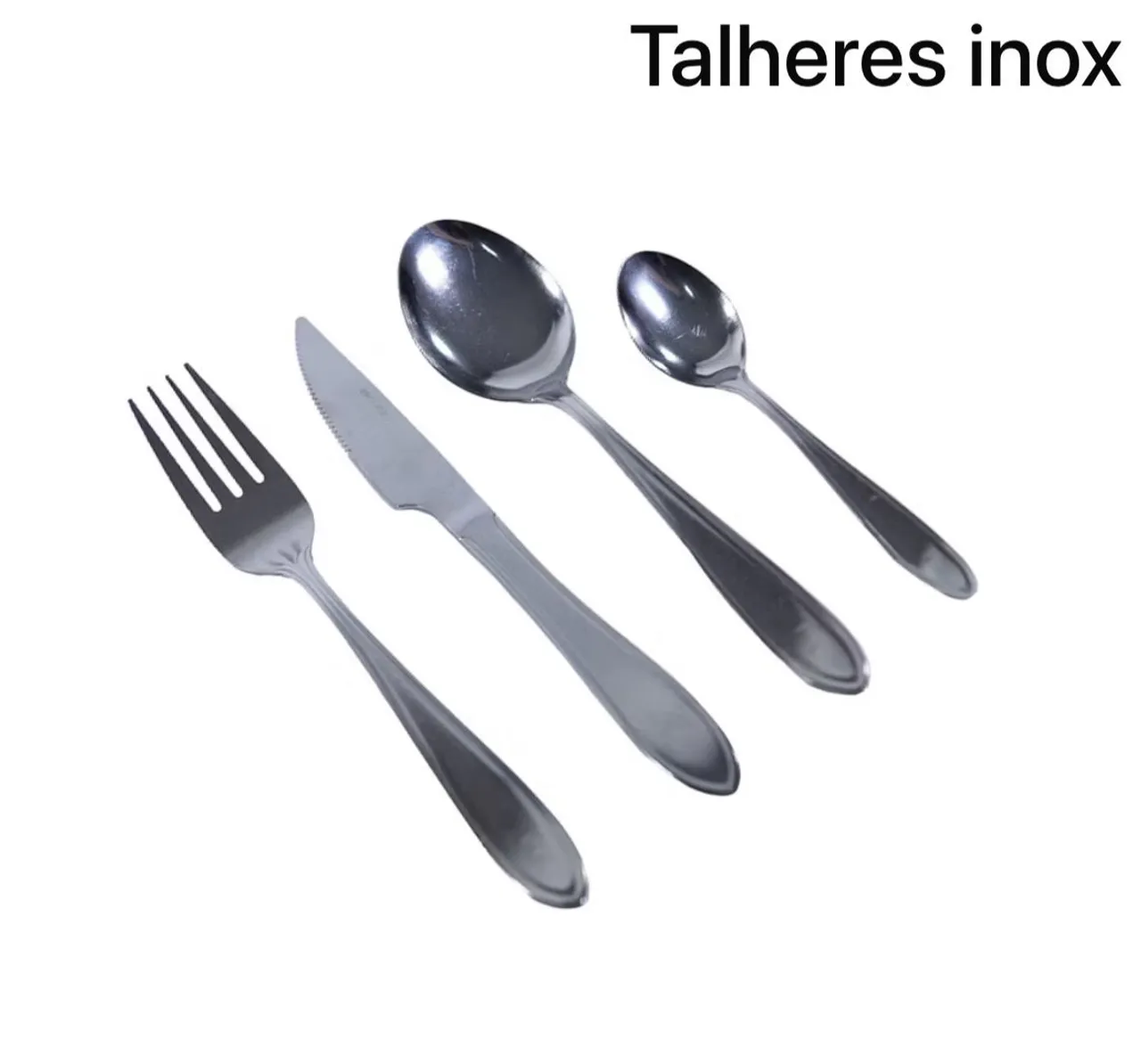 Talheres Inox de 24 peças
