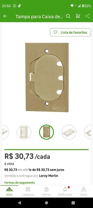 Tampa para Caixa de Passagem - Tramontina 