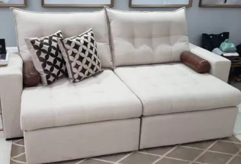 Sofá Retrátil e Reclinável Home 220cm - Super promoção!  - Foto 4