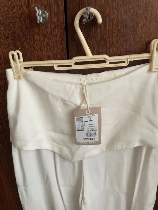 Calça Hering branca 38/28 - Foto 2