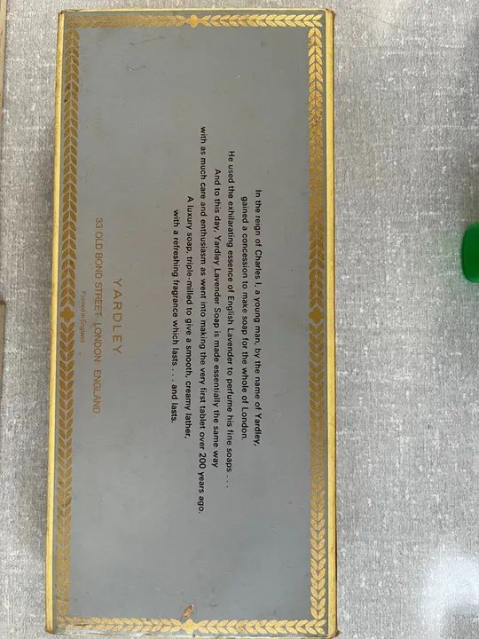 3 Caixas Antigas de Sabonetes Yardley English Lavender - Coleção Vintage - Foto 3