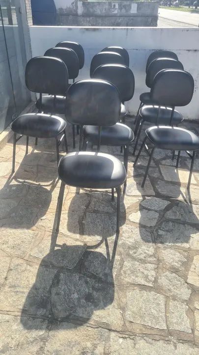 Cadeira fixa estofada escritório  - Foto 5