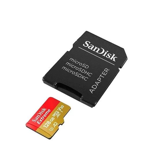 Cartão De Memória Sandisk Extreme 4k UHD 90 MB/s Até 190 MB/s 128GB drone gopro - Foto 3