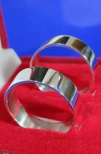 Alianças Prata 950 Todos Modelos A escolher 6 mm - Foto 6