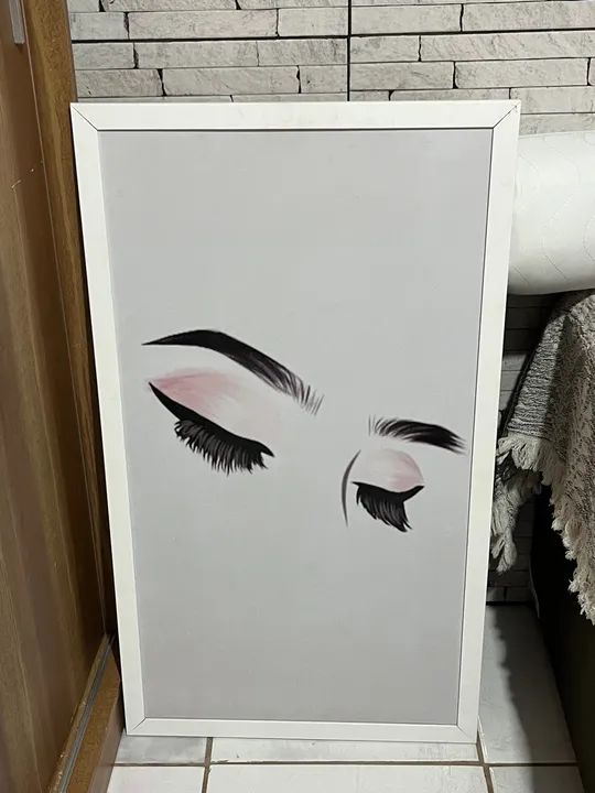 Quadro ( personalizado ) para studio de lash