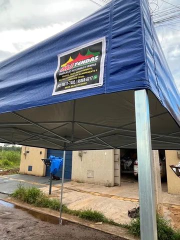 Tenda 3x3 só 1000 reais no pvc em 6 vezes no cartao - Foto 5