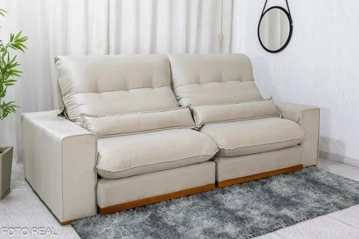 Pré Black Friday! Sofá Retrátil e Reclinável 407  - Tempo limitado.  - Foto 5