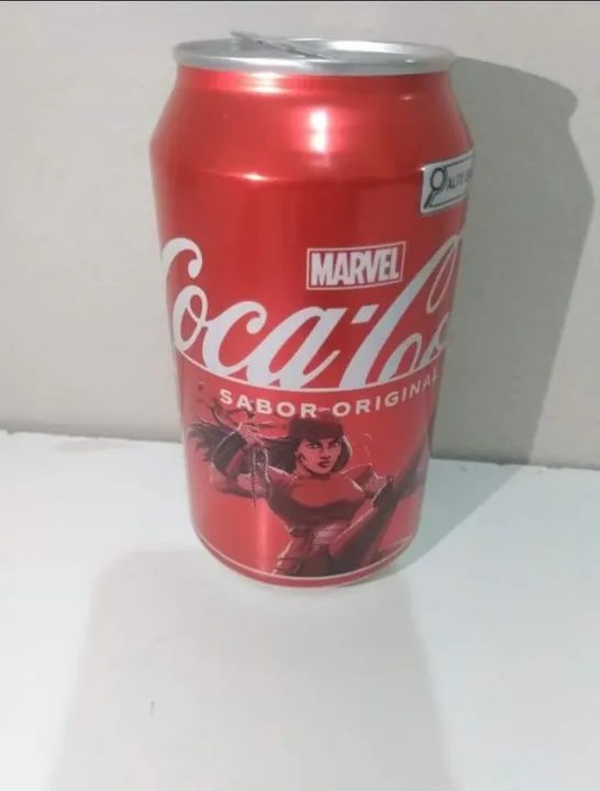 Latinha: Coleção Marvel Coca Cola Electra - Higienizada - Foto 3
