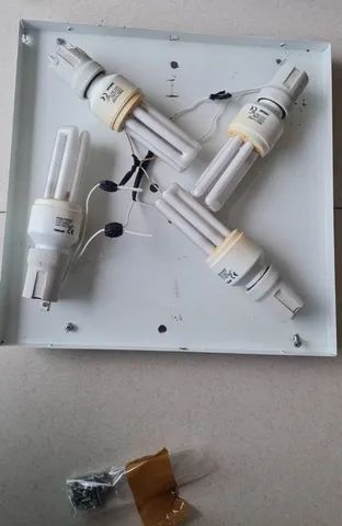 Luminaria de sobrepor retangular Poliestireno - Foto 4