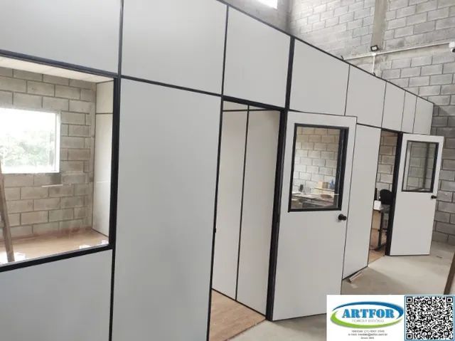 Portas e Divisórias Eucatex, Divisórias para Escritório Com Portas e Vidros.