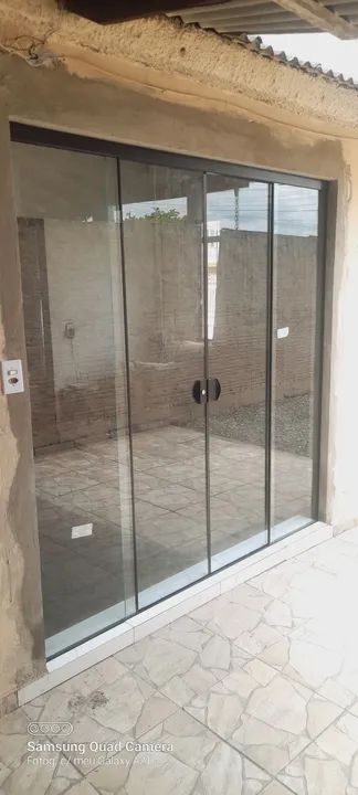 Porta de vidro temperado 