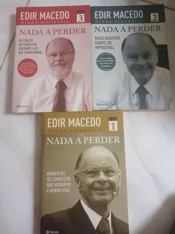 Trilogia livro Nada a Perder Vol 1, 2 e 3 - Edir Macedo 