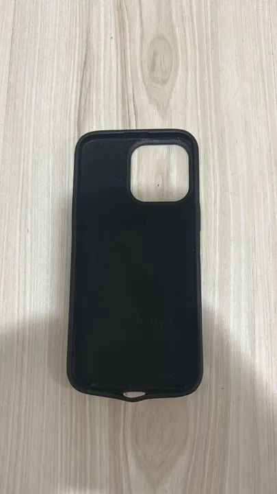 Capa Silicone para iPhone 15 Pro Max - Preto - Foto 2