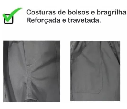 CALÇA EM BRIM PARA OBRA - Foto 4