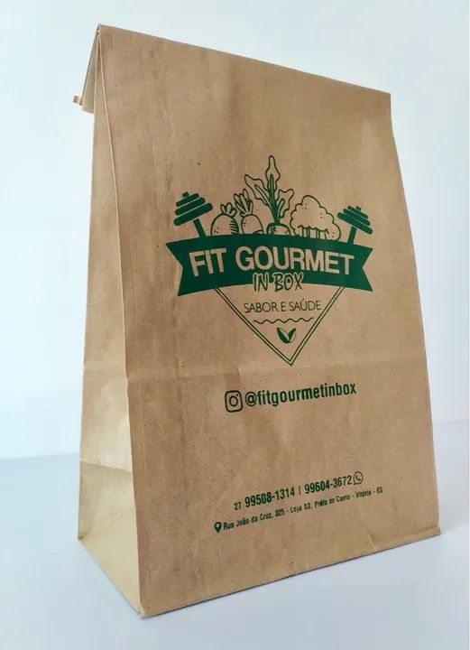Saco de papel kraft personalizado  - Foto 4