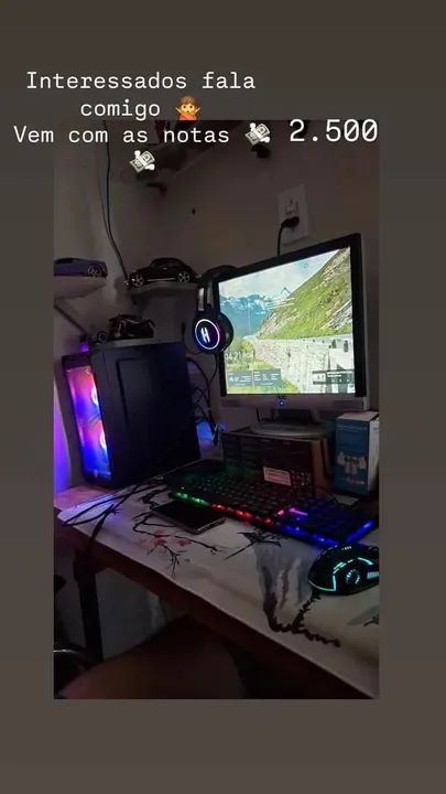 Monitor Gamer Completo - R$ 2.500