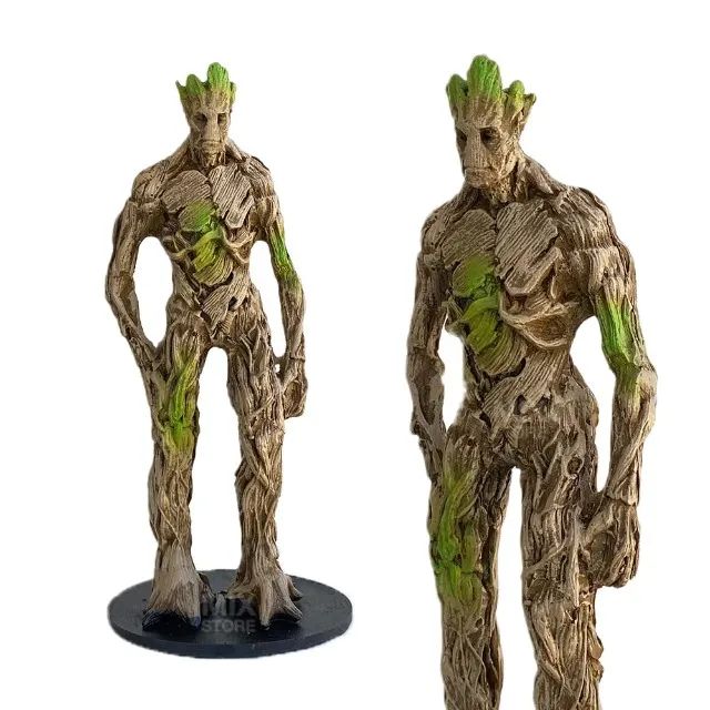 Boneco Groot Adulto Marvel Guardiões da Galaxia Figure Miniatura em Resina