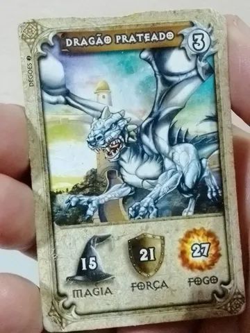 Cards Dracomania Elma Chips coleção Dragões prateados(Valor por unidade) - Foto 3