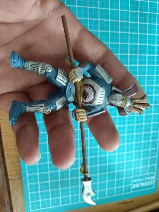 Boneco Guerreiro medieval Samurai  - De coleção - Foto 3