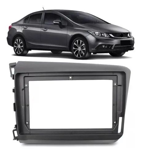Moldura Multimidia 2din 9 Polegadas Honda Civic 2012 A 2016