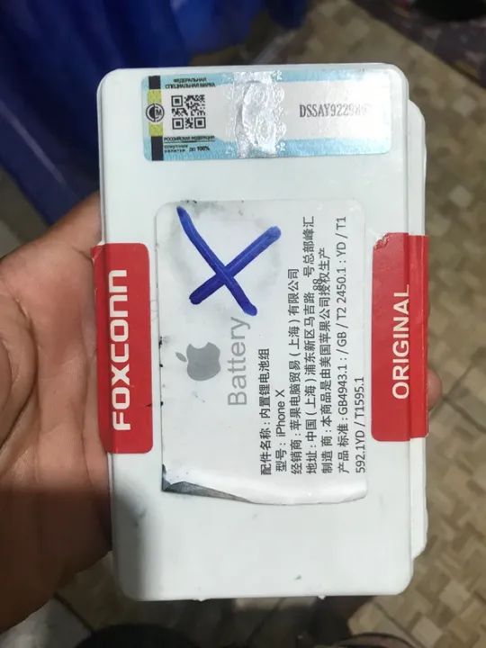 Bateria iPhone X nunca usada - Foto 3