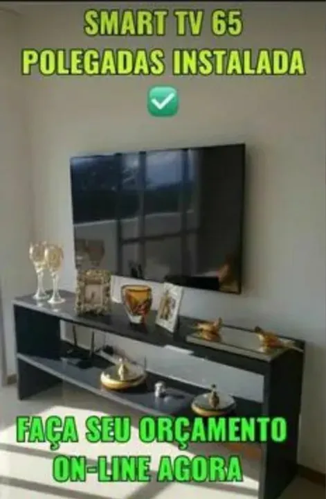 Instalação de suportes de tv