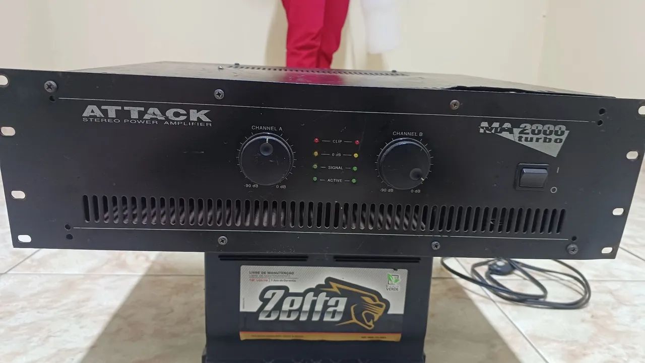 Amplificador de Potência Stereo Attack MA 2000 Turbo