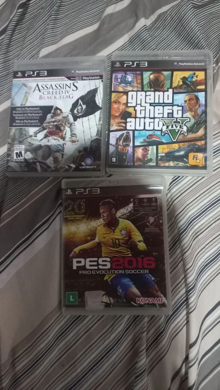 3 jogos de playtaition 3